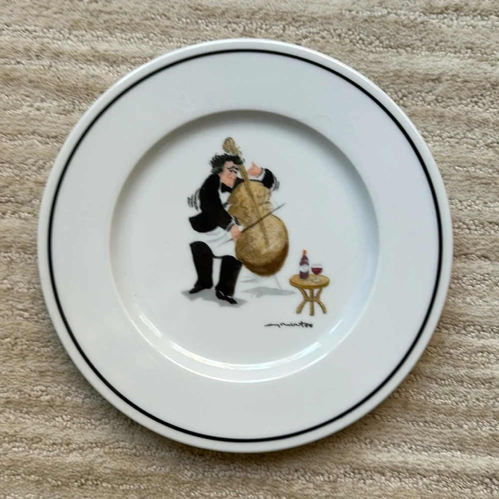 Set of 4 Plates Napa Valley Quartet by GUY BUFFET Dessert/Pie | Lunch | Salad